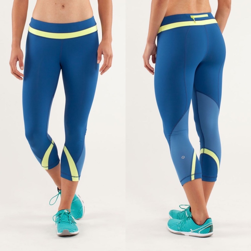 Lululemon Crop Leggings Size 6 - Picture 1 of 12